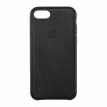 Чехол в стиле Apple Case для iPhone 7 / 8 Leather с логотипом (Black)